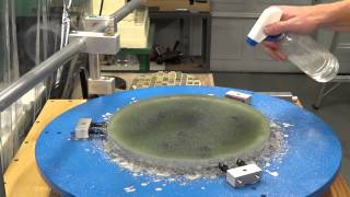 Telescope Mirror Making Part 2 Hogging to depth [upl. by Eneli402]