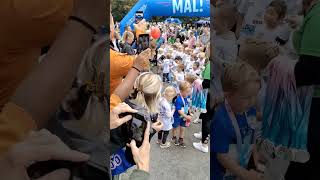 BMW Oslo marathon 2024  kids medals [upl. by Nera]