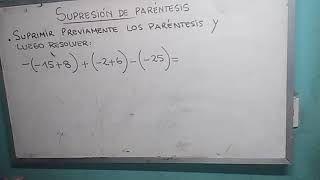 Ejercicio de supresión de paréntesis [upl. by Enelia]