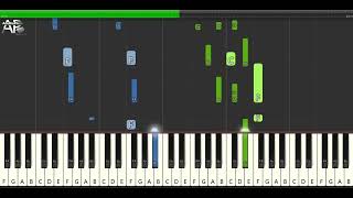 Tender Love  Force MDs  Adelina Piano synthesia tutorial [upl. by Dnalrag]