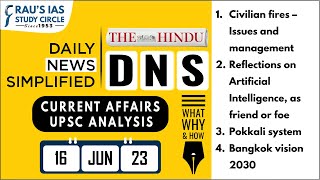 The Hindu Analysis  16 June 2023  Daily Current Affairs  UPSC CSE 2023  DNS [upl. by Dedra]