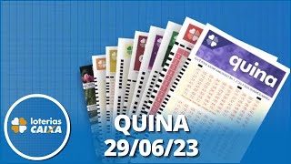 Resultado da Quina  Concurso nº 6176  29062023 [upl. by Palermo]