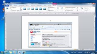 Word 2010  Screenshots direkt in Word erstellen und einfügen [upl. by Ruella]