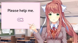 Lets Players Reaction To Monikas Writing Tip Of The Day  Doki Doki Literature Club [upl. by Halimaj]