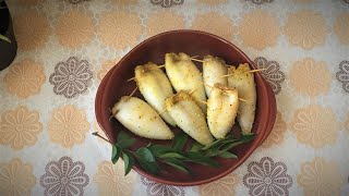 STUFFED SQUID RECIPE KOONTHAL NIRACHATHCALAMARI [upl. by Camm216]