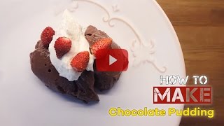 How to make Chocolate Pudding  Creamy Recipe [upl. by Nivel]