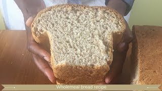 Wholemeal bread recipe  Brown bread recipe  Wholemeal loaf [upl. by Ordep]