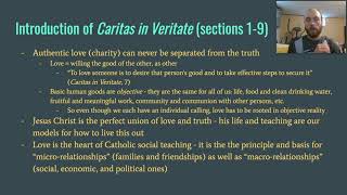 Introduction to Caritas in Veritate [upl. by Avirt662]