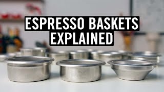 Espresso Machine Baskets Explained [upl. by Eiramannod73]