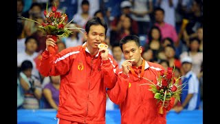 2008 Beijing Olympic Badminton Mens Double Gold Medal Match [upl. by Verdha]