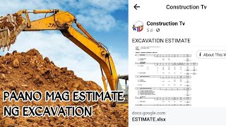 EXCAVATION ESTIMATE [upl. by Ailsun]