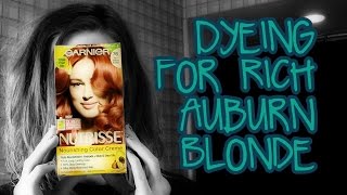 Dyeing for Garnier Nutriesse Rich Auburn Blonde 76 [upl. by Lisab]