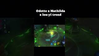 COMBO ODETTE MATHILDA 😱mobilelegends mlbb mlbbph mlbbphilippines mlbbindo mlbbindonesia [upl. by Guilbert]