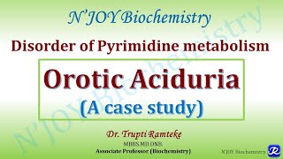 Orotic Aciduria Disorder of Pyrimidine metabolism  Nucleotide Metabolism  Biochemistry [upl. by Ayhay691]