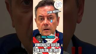 🤡RONCERO INDIGNADO TRAS QUEDARSE VINICIUS SIN BALÓN DE ORO Y LO GANA RODRI SE ACUERDA DE MESSI 😭 [upl. by Radford311]