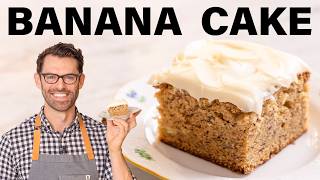 Easy Banana Cake Recipe [upl. by Thibaut]