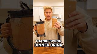 I blended my WHOLE Thanksgiving meal 🦃  asmr shorts [upl. by Trebreh74]