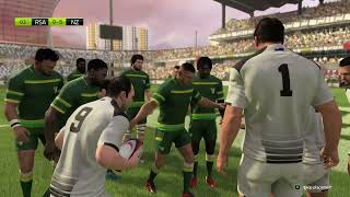 South Africa vs New Zealand  SIMULATION GAMES  RUGBY 20 Gameplay [upl. by Flann823]