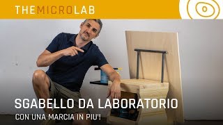 FAI DA TE  Come fare uno sgabello da laboratorio con una marcia in più [upl. by Anoblav]