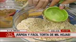 Receta Torta de mil hojas express Parte 1 [upl. by Inalem559]