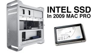 Installing an Intel SSD into a 2009 Mac Pro [upl. by Ardeen566]