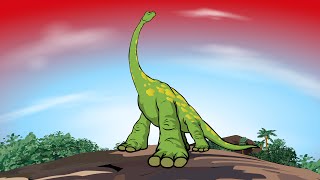 Brachiosaurus  Dinosaur Songs from Dinostory by Howdytoons [upl. by Card311]