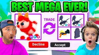 WE Trade THE BEST NEW LEGENDARY WINTER MEGA in Adopt Me Roblox [upl. by Solotsopa]