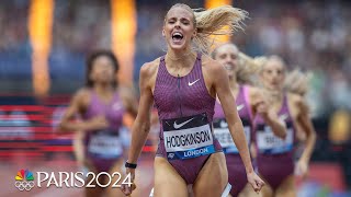 Keely Hodgkinson STUNS in women’s 800m at London Diamond League  NBC Sports [upl. by Vidovik]