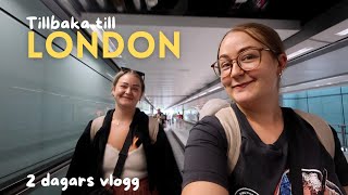 Systrarna är tillbaka  Reser till London  VLOGG [upl. by Helprin596]