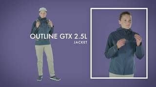 OUTLINE GORETEX® 25L JACKET W  Salomon Hiking [upl. by Intisar]