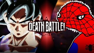 GOKU VS SPOODERMAN  DEATH BATTLE [upl. by Proctor]