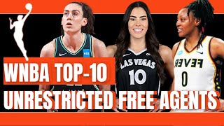 WNBA TOP 10 2025 FREE AGENTS AND PREDICTIONS [upl. by Estus]