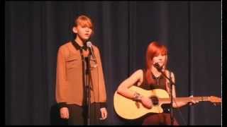 Creep  Radiohead cover  Sisters at the talent show [upl. by Atsirt]