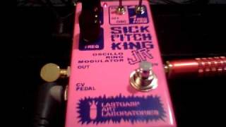 Lastgasp Art Laboratories  Sick Pitch King Jr  Oscillo Ring Modulator  SPK2 Part 2 with CV Pedal [upl. by Ado291]