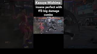 Kazuya Mishima insane perfect with ff3 big damage combo [upl. by Attenreb]