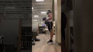 Hammer curls 8 reps 40 lbs [upl. by Aridnere]