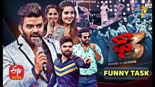 Dhee 13  Kings vs Queens Funny Jokes All in One February month 2021 SudheerRashmiDeepika Aadi [upl. by Direj304]