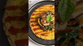 Vegan Egg Free Omelette recipe shorts [upl. by Sardella675]