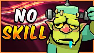 NO SKILL DECK LETS NOOBS BEAT CLASH ROYALE PROS [upl. by Alleda]