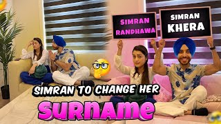 Simran change her Surname yt vlog vlogger dailyvlog vlogging [upl. by Herates595]