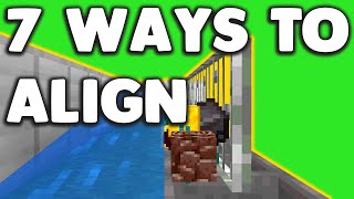 How To ALIGN Items In A Water Stream  Different Ways To Align Items In Minecraft  Item Alignment [upl. by Eidnyl]