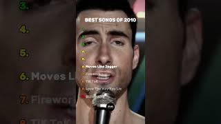 BEST SONGS OF 2010 2010s song [upl. by Johnny]