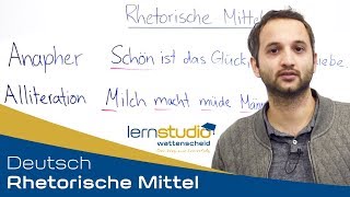 Rhetorische Mittel  Deutsch Nachhilfe [upl. by Hapte]