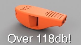 3D Print Whistle V29 Thingiverse [upl. by Treborsemaj]