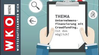 kurz amp bündig Unternehmensfinanzierung mit Crowdfunding [upl. by Bissell]