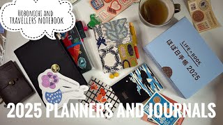 2025 planner lineup Hobonichi haul unboxing travellers notebook [upl. by Irb]