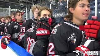 GOJHL  Ayr Centennials vs Brantford Bandits [upl. by Borer]