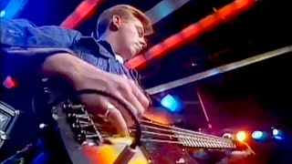 Andy Rourke • Bass • The Smiths  Barbarism Begins At Home • Live • The Tube 1984 [upl. by Hanikehs]