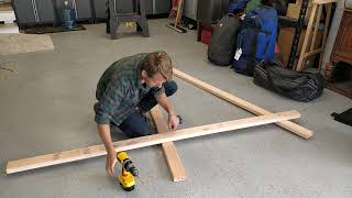 How to Build a Slackline Hang Frame detailed version [upl. by Haveman]