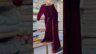 Best quality velvet saree dress indianpakidress sareedesign weddingdress pakitanidress fashion [upl. by Sukin]